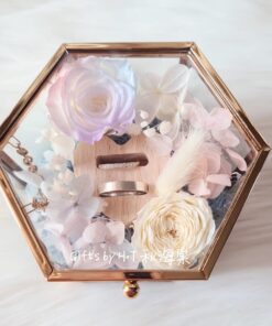 Mermaid Theme Floral Ring Box 3