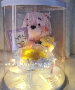 Pooh Preserved Bloom Box LED