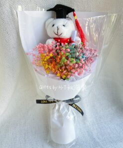 Petite Graduation Bouquet rainbow