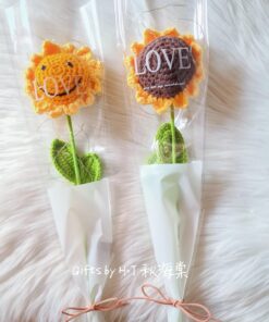 Handmade Crochet Sunflower (1 piece) 2