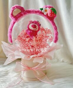 Strawberry Bear in a Bubble