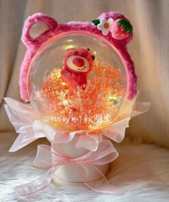 Strawberry Bear in a Bubble led