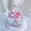 I Love You Preserved Flower Money Cake01