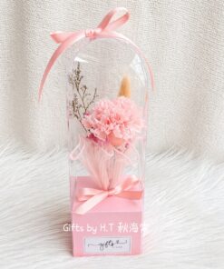 Mother’s Day Forever Love Carnation Keepsake Box pink