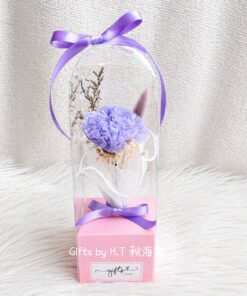 Mother’s Day Forever Love Carnation Keepsake Box purple