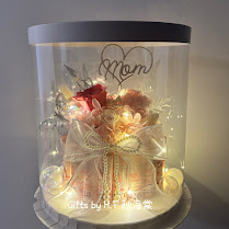 Thank You Mom Preserved Flower Money Cake 2