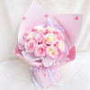 Pink and ivory soap rose bouquet Mother’s Day gift
