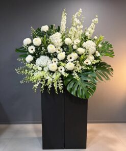 Condolences 15-白色花篮15